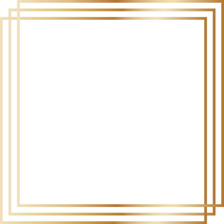 Gold Frame Square